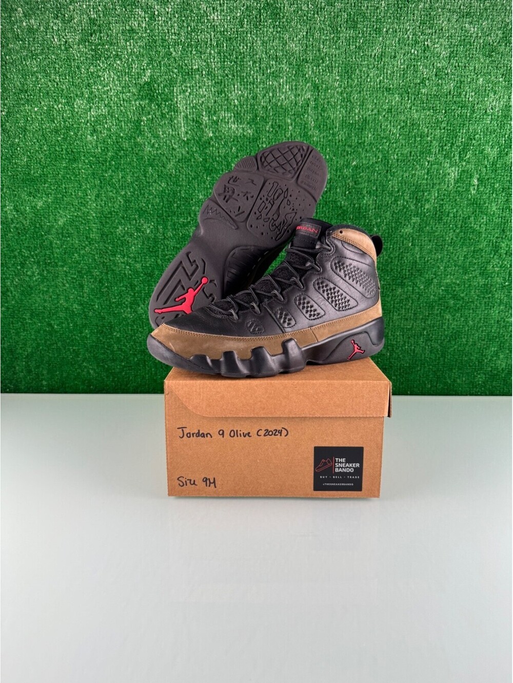 Size 9 - Air Jordan 9 Retro 2024 Olive